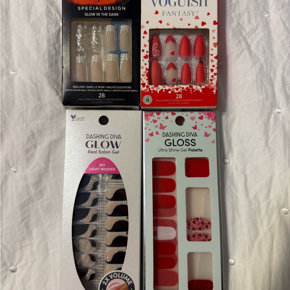 Kiss & Dashing Diva assorted nails